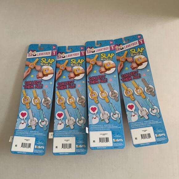 LankyBox Lot Of 4 Series 1 Slap Bracelet Collectible Plush Brand New - Picture 6 of 14